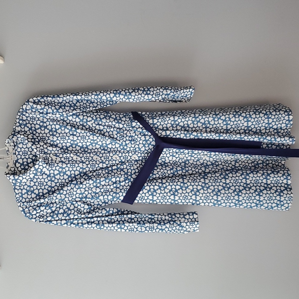 EUC Boden hearts Cotton shirt dress 6P